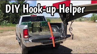 DIY Gooseneck HookUp Helper Hack  Pool Noodle [upl. by Stacee498]