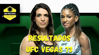 MACKENZIE DERN DOMINA E ATROPELA ANGELA HILL NO UFC  RESULTADOS UFC AO VIVO [upl. by Yllier]