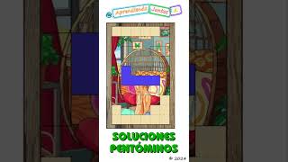 9000 Soluciones 43 Rompecabezas Matemático de Pentóminos Shorts puzzlegames [upl. by Suilienroc]