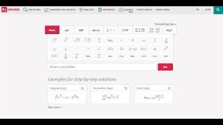 Solving problems using Symbolab [upl. by Deck]