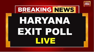 Haryana Exit Poll Live Haryana Assembly Exit Poll  Rajdeep Sardesai  Rahul Kanwal  India Today [upl. by Lorolla]