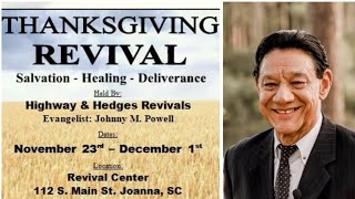 6th night of the Thanksgiving Revival 112924 Bro reed [upl. by Lerak]