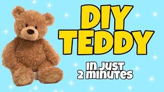 How To Make Cute Teddy Bear With Pom Pom [upl. by Antipas]