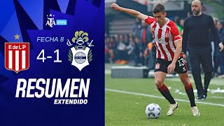 Estudiantes de La Plata 41 Gimnasia La Plata TorneoBetano  Resumen Extendido  Fecha 8 [upl. by Ljoka304]