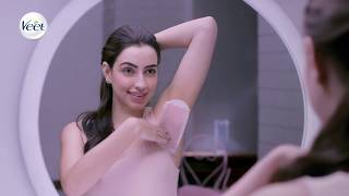 Veet Wax Strips How To Use Them To Remove Underarm Hair [upl. by Nahta674]