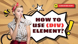 How to use Div Element  HTML Tutorial  Web Development Full Course  The Achievers Campus [upl. by Ruhtracm]