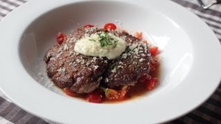 Beef Medallions with Fresh Horseradish Cream and Cherry Tomato Salad [upl. by Bourn447]