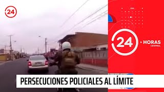 Reportajes 24 Persecuciones policiales al límite  24 Horas TVN Chile [upl. by Dom568]