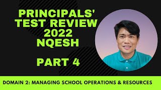 PRINCIPALS TEST REVIEW 2022 NQESH ON DOMAIN 2 MANAGING SCHOOL OPERATIONS AND RESOURCES WITH EXPERTS [upl. by Iphigenia]