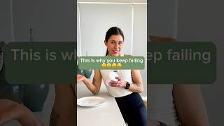 YOU KEEP FAILING because your diet is too restrictive and boring 🥱 weightloss diettips [upl. by Troth]