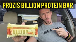 This Brand Is UNDERRATED  Prozis BILLION Protein Peanut Bar REVIEW  White Chocolate [upl. by Lohse627]