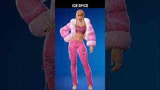 NEW Ice Spice Skin in Fortnite  All Styles [upl. by Raffin]