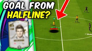 CAN WE SCORE A GOAL FROM THE HALFLINE  EA FC MOBILE [upl. by Maller]