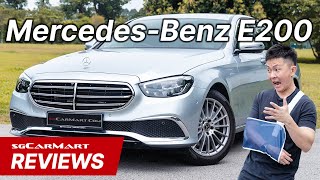 2020 MercedesBenz EClass Saloon E200 Exclusive  sgCarMart Reviews [upl. by Nidla637]