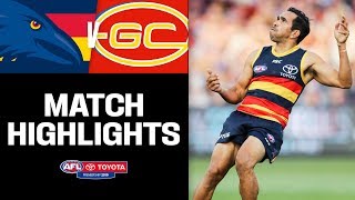 Betts stars in 300th game  Adelaide v Gold Coast Highlights  Round 5 2019  AFL [upl. by Warton]