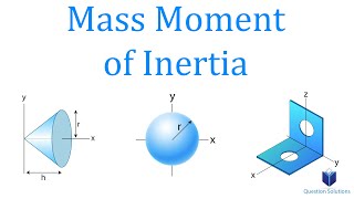 How to Find Mass Moment of Inertia  Mechanics Statics  Solved Examples [upl. by Survance]