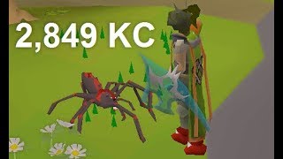 VENENATIS PET DROP REACTION OSRS [upl. by Wulf]