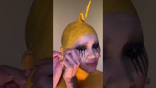 How satisfying are latex makeup removals 🤩 teletubbies makeupremoval shorts [upl. by Assiroc960]