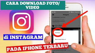 Cara Download Video Instagram di Iphone  Terbaru 2021 [upl. by Fiona]