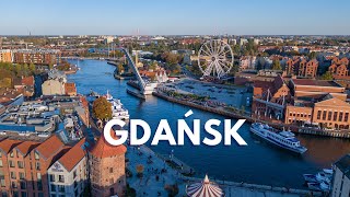 Gdańsk z lotu drona  2024  Dji Air3s [upl. by Ahsitnauq847]