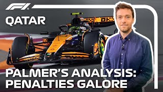 Breaking Down The Penalties In Qatar  Jolyon Palmer’s F1 TV Analysis  Workday [upl. by Cleavland]