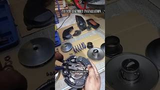 Clutch assembly installation mio i 125 yamaha honda likeandsubscribe shortvideo diy shorts [upl. by Gnouhk]