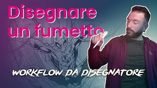 Tutorial di disegno  Disegnare un fumetto con Procreate [upl. by Hughie]