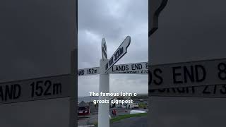 The famous John o groats signpost in Scotland how far away are you [upl. by Renaldo]