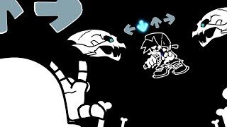 Sans Strongest Attack  FNF Indie Cross FanAnimation [upl. by Yeroc]