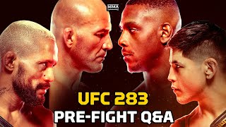 UFC 283 Teixeira vs Hill PreFight QampA  MMA Fighting [upl. by Repooc]