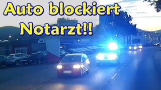 Nötigung Geisterfahrer im Kreisverkehr und Notarzt blockiert  DDG Dashcam Germany  311 [upl. by Witty]