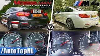 BMW M4 Competition 450HP vs 620HP BMW M4 Mosselman ACCELERATION SOUND amp POV by AutoTopNL [upl. by Emilio863]