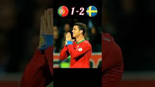 CR7 HatTrick 🤯🥵🥶 Portugal 3x2 Sweden 2014 World Cup Qualifiers shorts [upl. by Vincenz]