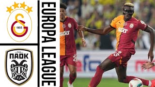 GALATASARAY  PAOK  highlights [upl. by Ailehs]