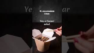 Comida para llevar  Conversación en INGLÉS [upl. by Akienahs]