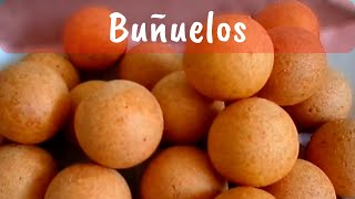 DELICIOSOS BUÑUELOS caseros  RECETA BUÑUELOS COLOMBIANOS [upl. by Januisz]