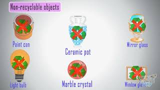 Recyclable amp NonRecyclable Materials In Our Environment  Science [upl. by Kennet]