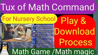 Tux math of kids  how to download and play tux math  tux of math command  thecomputerschool [upl. by Blynn]