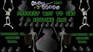 Runescape  Fastest Way To Get A Looting Bag Rejuvenating the Wilderness [upl. by Shevlo]