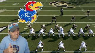 Using The Split T Offense of Kansas College Football 25  Road To The CFP Gameplay [upl. by Lihkin]