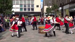 German Folk Dancing Thüringer Folklore Tanzensemble Rudolstadt Perth Perthshire Scotland [upl. by Eiryk]