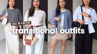 What To Wear For Pre Fall  Transitional Styling Midsize [upl. by Llevel]