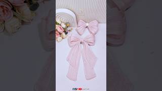 SHIMMER FABRIC Hair Bows That Will MAKE YOU STUNNING shorts [upl. by Entwistle]