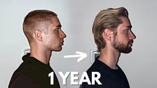 1 Year of Hair Growth  Time Lapse [upl. by Pulchi503]