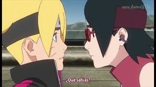 Boruto Se Pone Nervioso Por Estar Muy Cerca De Sarada [upl. by Alleacim]