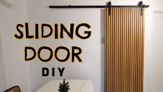 SLIDING DOOR DIY [upl. by Illil]