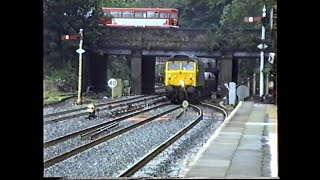 British Rail 1991Kensington Olympia InterCity amp Freight with classes 33 47 56 59 60 amp 73 [upl. by Skip]