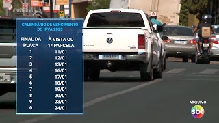 IPVA 2023 pagamento começou hoje para veículos com placas final 1 [upl. by Nina125]