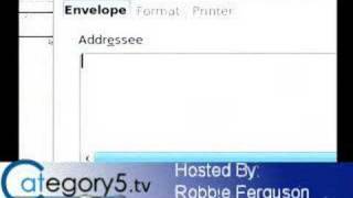 Printing Envelopes in OpenOfficeorg Writer [upl. by Marquis]