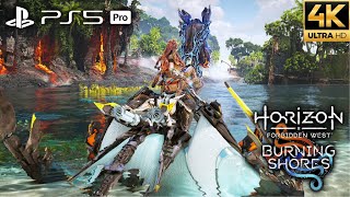 Horizon Forbidden West PS5 Pro  Burning Shores Free Roam Gameplay 4K Resolution Pro [upl. by Bac]